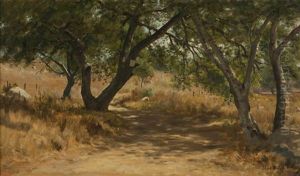 Path Through Summer Landscape by Thaddeus Welch