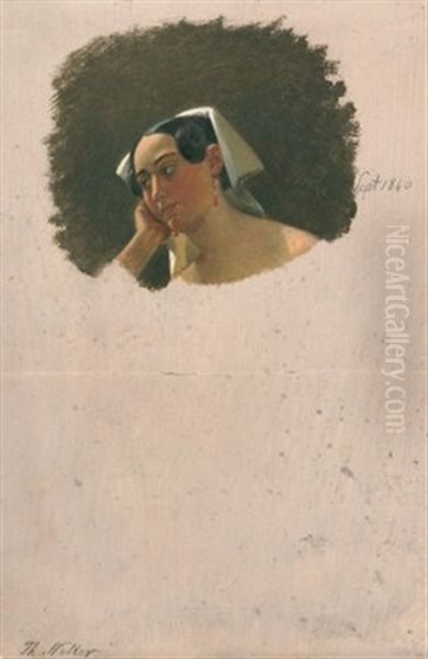 Portrait Einer Italienerin - view 1