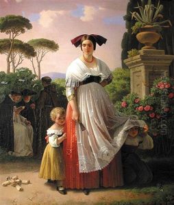 Verstecken Spielen (hide And Seek) by Theodor Leopold Weller