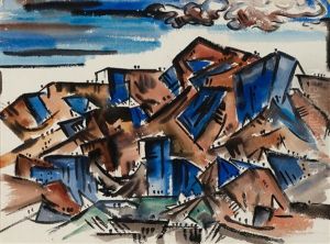 Barranca, Alternatively Titled, Taos Mountain Sheet by Cady Wells