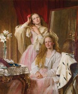 Emma And Federica Bankes Of Soughton Hall, Flintshire, Wales Emma And Federica Bankes Of Soughton Hall, Flintshire, Wales