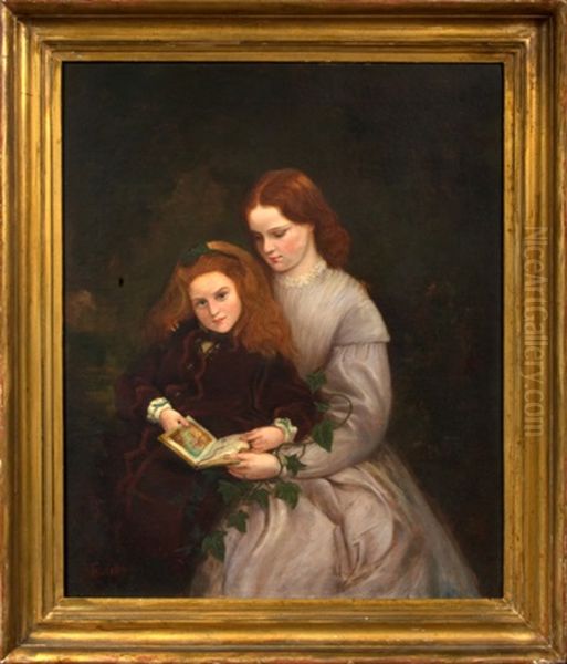 Mother And Daughter Reading - view 1