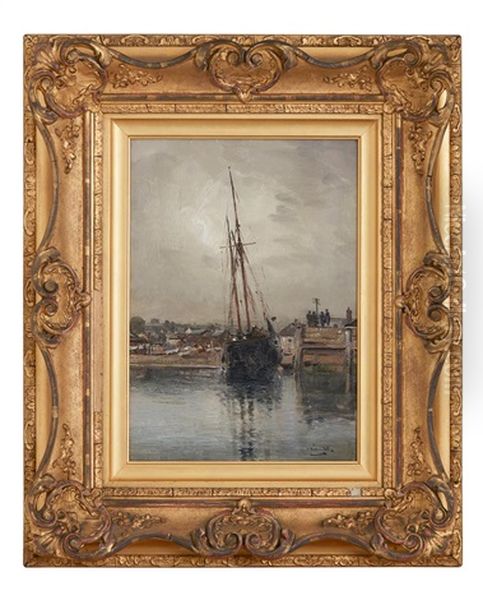 Boat In Harbour - view 1