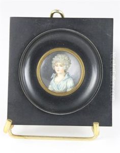 Portrait De Jeune Femme by Jean Daniel Welper