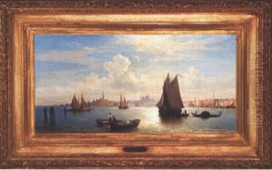The Venetian Lagoon by Karl Friedrich Christian Welsch