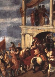 Heimkehr Der Sieger by Albert Welti