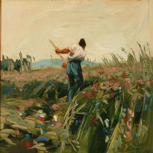 A Farmer In Normandy by William Brock