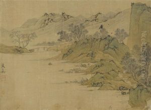 River Landscape by Wen Jia