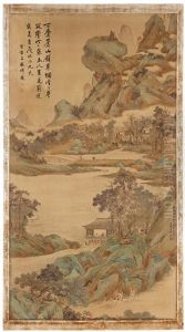 A Large Landscape Painting In The Style Of Wen Peng (1498-1573) by Wen Peng