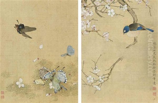Insects, Birds And Flowers - view 1
