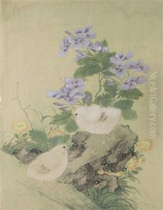 Flowers And Birds by Wen Shu