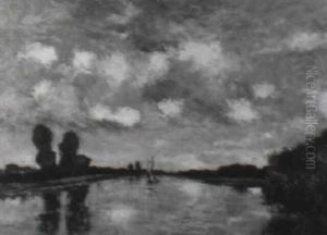 Sommerlicher Fluslauf by Willem Wenckebach