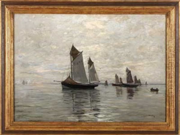 Auslaufende Fischerboote - view 1