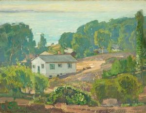 Houses Along The Coast by William Wendt
