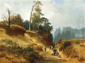 Hunters Returning Home by Josef Wenglein