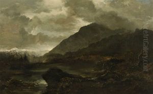 Isar Mit Benediktenwand by Josef Wenglein