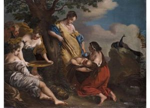 Die Auffindung Des Moses by Konrad Wengner