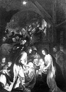 Die Anbetung Der Konige by Konrad Wengner