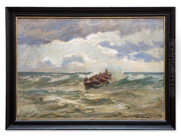 Life Boat In The Breakers - view 1
