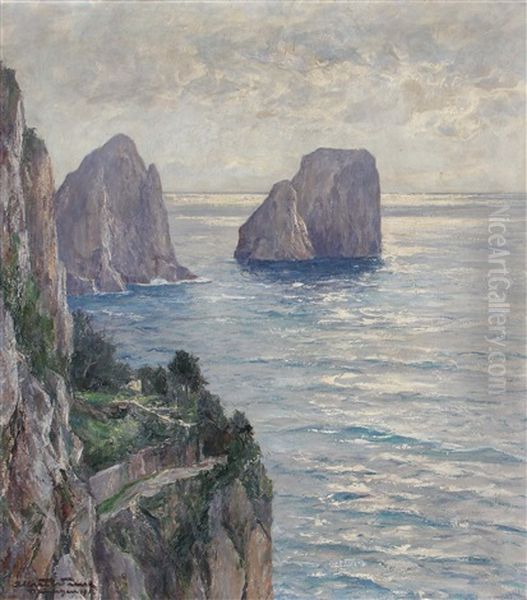 Capri, Die Faraglioni-felsen - view 1