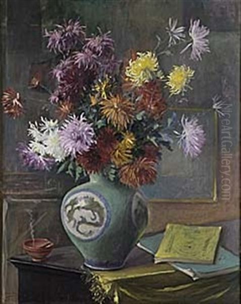 Chrysanthemums - view 1