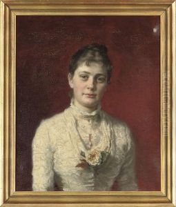 Portrait Of Mrs H. Wichfeld (+ Portrait Of E. Wichfeld Esq.; Pair)
