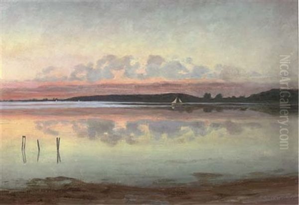 The Lake At Dusk - view 1