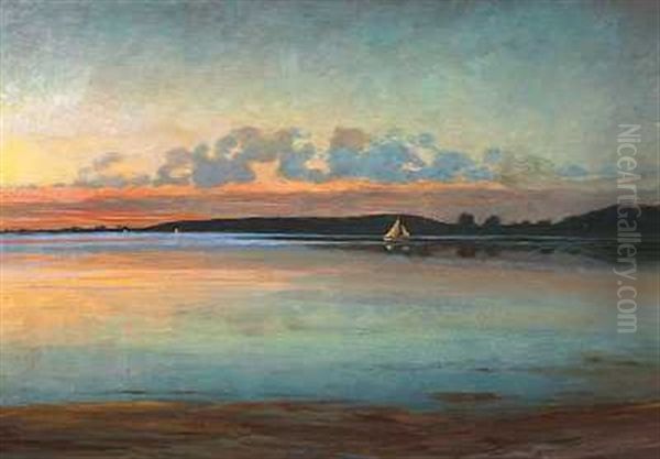 Solnedgangsstemning Over Havet - view 1