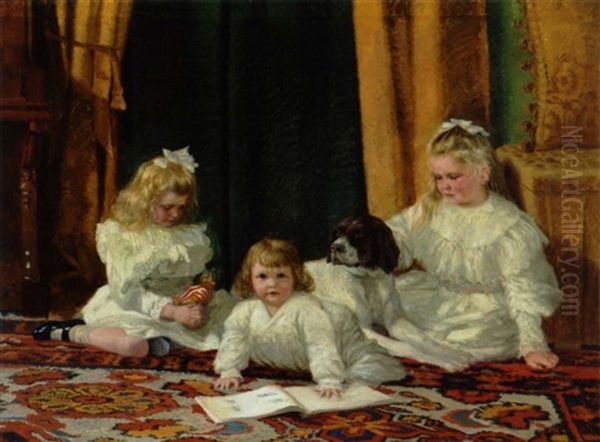 Sostrene Kirsten, Mette Og Karen. Dotre Af Ritmester Og Forretningsmand Gustav Adolph Frederik Clauson-kaas - view 1