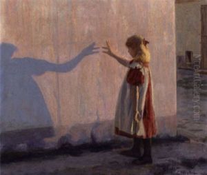 Lille Pige, Der Leger Med Sin Skygge by Carl Christian Ferdinand Wentorf