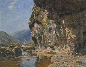 Nordisches Flusstal by Julius Wentscher