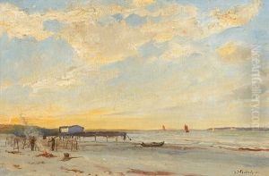 Am Strand by Julius Wentscher