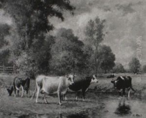 The Meadow Brook by Daniel F. Wentworth