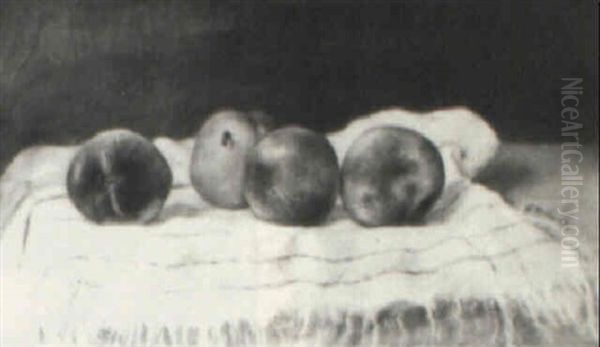Apples On A Tablecloth - view 1