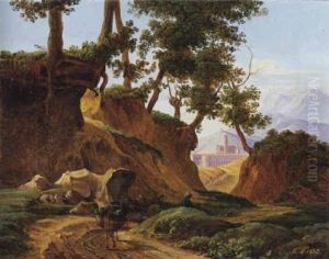 Weg Bei Ariccia by Michael Wentzel