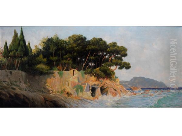Italienische Kustenlandschaft - view 1