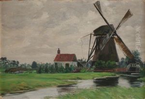 Vindmolle by Nils Gustav Wentzel