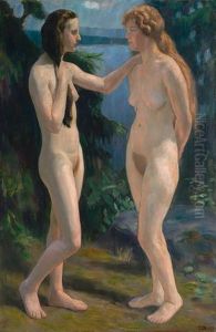Et Sporsmal by Erik Theodor Werenskiold