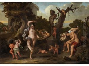 Tanz Beim Bacchanal by Adriaen Van Der Werff