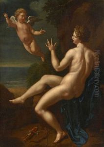 Venus Et L'amour by Adriaen Van Der Werff