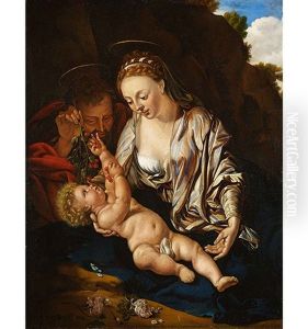 Die Heilige Familie by Adriaen Van Der Werff