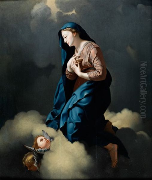 Die Heilige Jungfrau In Den Wolken Mit Cherubim - view 1