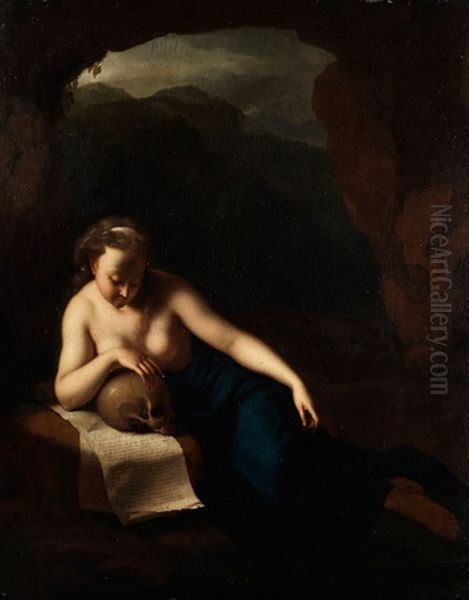 Die Bussende Maria Magdalena In Einer Grotte - view 1