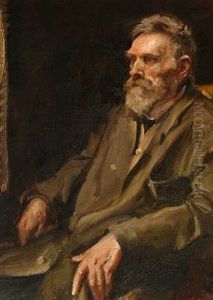 Portrait Of The Danish Artist A. Andersen-lundby