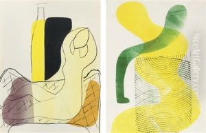 Woman With Medicin Bottle - Hot Printing V (+ Another; 2 Works)