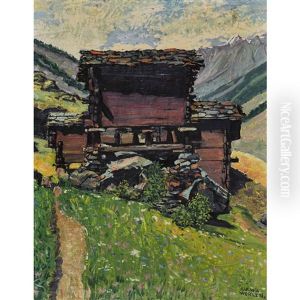 Walliser Stadel by Ludwig Werlen