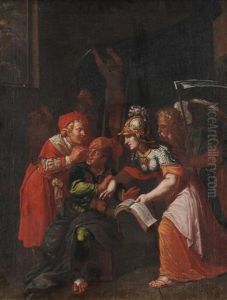 Minerva: Habenda In Primis Animi Cura by Joseph Werner the Younger