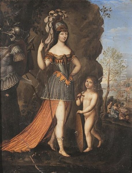 Portrait De Femme En Diane - view 1