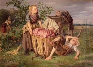 Geschwister by Adolf Werner