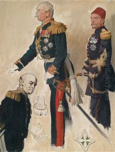 Berliner Kongress (studies) by Anton Alexander von Werner